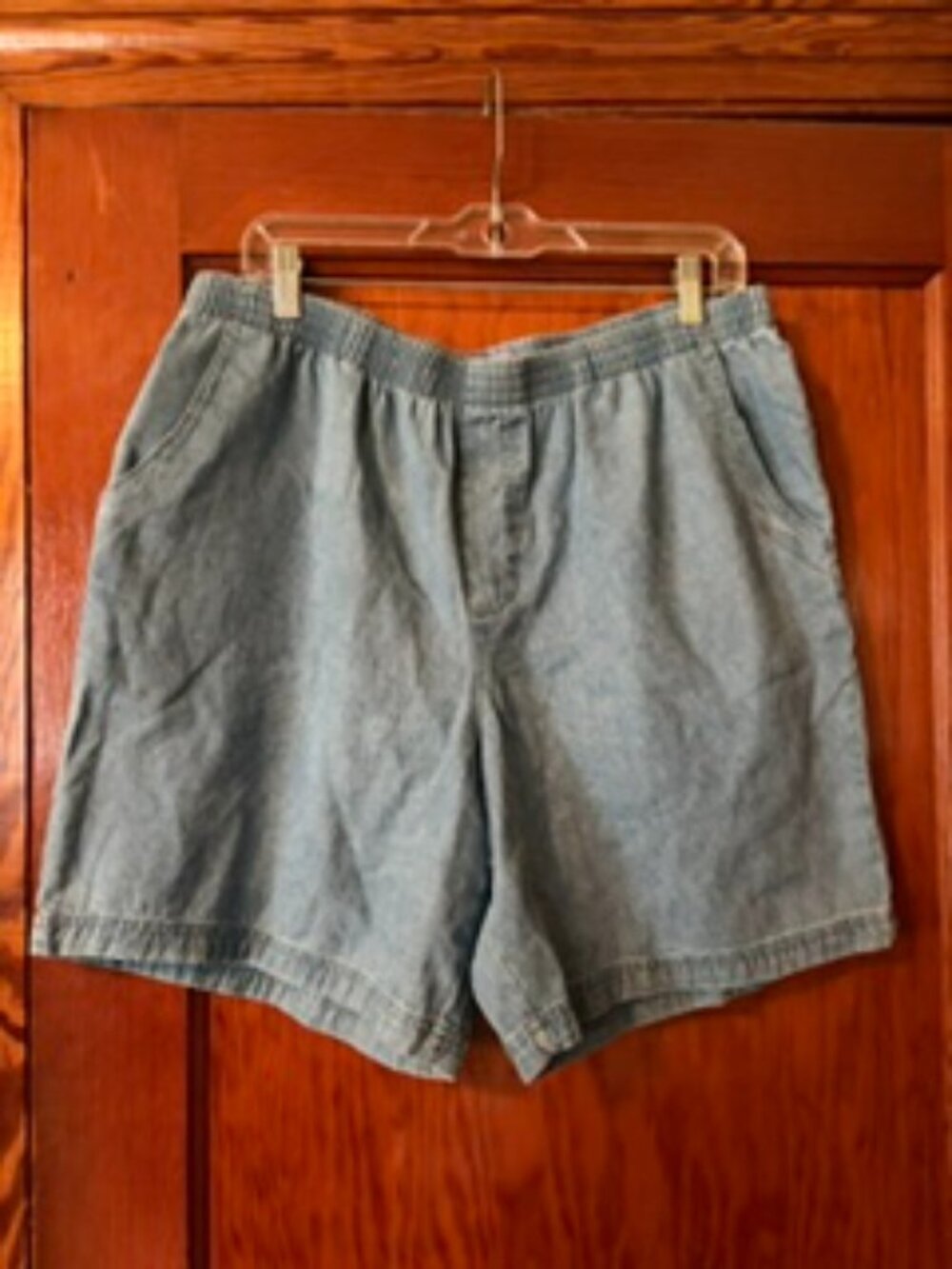 Vintage Laura Scott Elastic High Waist Denim Shorts